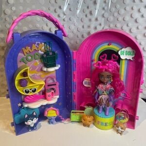 Barbie Extra 🛍️Mini Doll Fashion Boutique Closet with 🐶 Pets